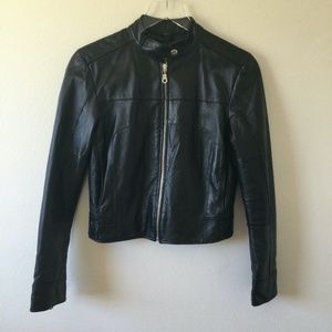 Wilson's Leather Moto Jacket Black S